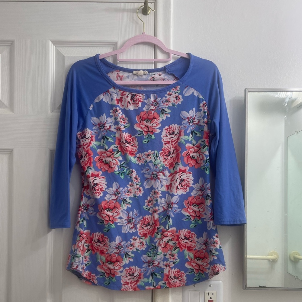 UltraFLIRT Women's Multicolor Floral Print Top
